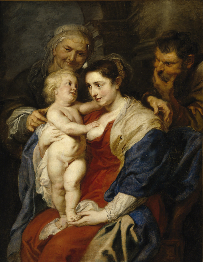  彼得·保罗·鲁本斯 Peter Paul Rubens——圣家庭与圣安娜